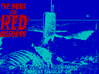 Hunt for Red October (Book) screenshot 1 for ZX Spectrum